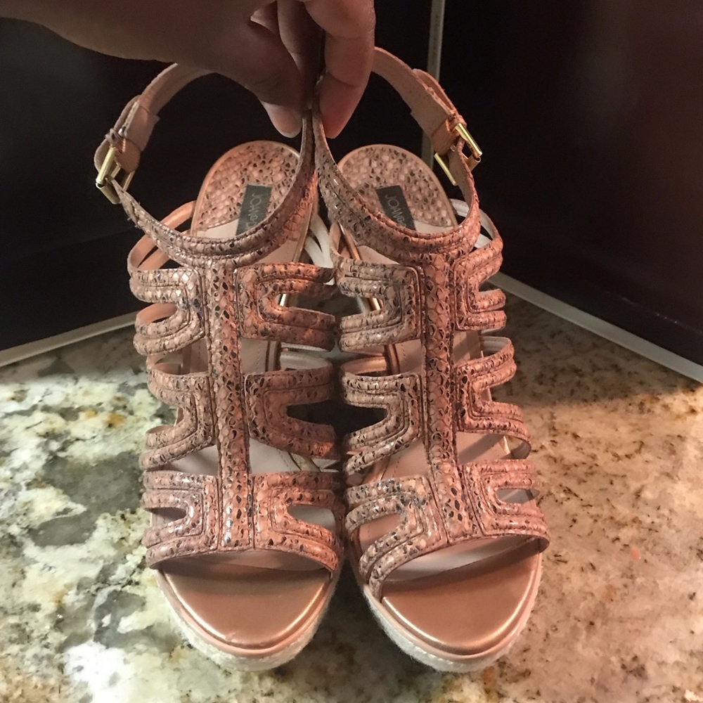 Joan & David Wedge Sandal
